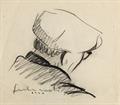 Portrait of Josep Subirachs Casanovas (rear view)